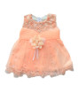 iShopping - Komfy Fancy Baby Frock Peach (NBG033)