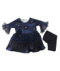 iShopping - Komfy Fancy Baby Frock Blue (NBG035)