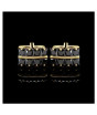 iShopping - Cufflers Designer Black Rectangle French Cufflinks - (3017)