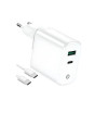 iShopping - Infinix 20W Wall PD Charger With Type-C To Type-C Cable White (XC05)