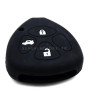 iShopping - Ferozi Traders 4 Button Silicone Key Cover Case For Toyota Corolla (0513)