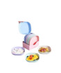iShopping - Matrix Plastic Plate with Stand - 10Pcs
