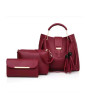 iShopping - Bella Stylish Shoulder Hand Bag Maroon - 3 Piece