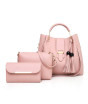 iShopping - Jazzy Stylish Shoulder Hand Bag Pink - 3 Piece