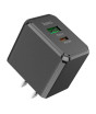 iShopping - Hoco PD20W + QC3.0 Charger US Black (CS14)