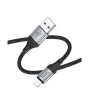 iShopping - Hoco Fresh USB to Lightning Charging Cable Black (X102)
