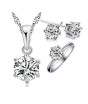 iShopping - EvaEsh 925 Silver Stamped Jewelry Set for Women