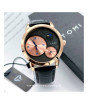 iShopping - Tomi Lunar Classic Leather Edition Watch For Men Rose Gold