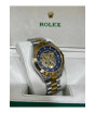 iShopping - Rolex Skeleton Automatic Blue Dial Watch For Men - Two-Tone