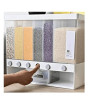 iShopping - Wall Mounted Rice and Cereal Dispenser with 6 Compartments