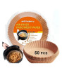 iShopping - Air Fryer 6.3 inch Disposable Paper - 50 Pcs