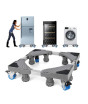 iShopping - Adjustable Refrigerator / Washing Machine Stand with Wheels