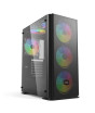 iShopping - EASE EC144B Tempered Glass ATX Gaming Case
