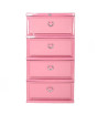 iShopping - Easy Shop 4 Step Storage Drawers Pink (1242)