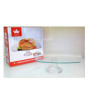 iShopping - Easy Shop 8" Square Shape Footed Glass Cake Stand