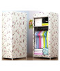 iShopping - Easy Shop Double Shelf Hanging Wardrobe White