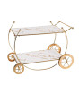 iShopping - Easy Shop Golden Frame 2 Floor Serving Trolley Dish