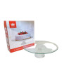 iShopping - Easy Shop Imperial Collection Glass Cake Stand Round - 10 inches
