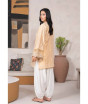 iShopping - Ahlam Mari Gold Jacquard Printed Two Piece Suit