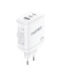 iShopping - Faster USB-C Super Fast Charging Wall Charger with PD Cable White (PD-67W)