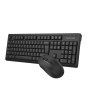 iShopping - A4Tech Fstyler 2.4G Power Saving Wireless Desktop Set Black (FG1200S)