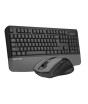 iShopping - A4Tech Fstyler 2.4G Power Saving Wireless Comfort Desktop Set Grey (FG2500S Plus)