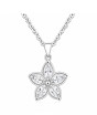 iShopping - EvaEsh Floral Necklace Earrings Jewelry Set Silver
