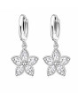 iShopping - EvaEsh Floral Necklace Earrings Jewelry Set Silver