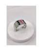 iShopping - Gilgit Bazaar Multi Stone Silver Ring (12)