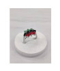 iShopping - Gilgit Bazaar Multi Stone Silver Ring (13)