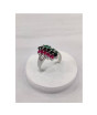 iShopping - Gilgit Bazaar Multi Stone Silver Ring (14)
