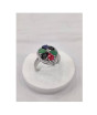 iShopping - Gilgit Bazaar Multi Stone Silver Ring (15)