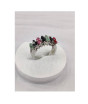 iShopping - Gilgit Bazaar Multi Stone Silver Ring (18)