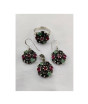 iShopping - Gilgit Bazaar Multi Stone Silver Set (11)