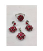 iShopping - Gilgit Bazaar Ruby Stone Silver Set (22)