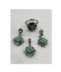 iShopping - Gilgit Bazaar Emerald Stone Silver Set (23)