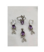 iShopping - Gilgit Bazaar Amythest Stone Set (25)