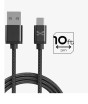 iShopping - Ghostek NRG Micro-USB Charging Cable Black - 10ft