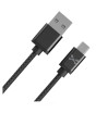 iShopping - Ghostek NRGline Micro USB Charging Cable 3ft Black