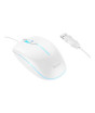 iShopping - Hoco Wonderful Luminous Gaming Wired Mouse White (GM37)