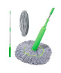 iShopping - Green Twist Mop 2-in-1 Microfiber Floor Cleaning Mop