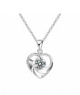iShopping - EvaEsh Heart Stamped Jewelry Set Silver