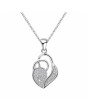 iShopping - EvaEsh Heart Shaped Stamped Jewelry Set Silver