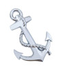 iShopping - Ferozi Traders Anchor 3D Car Decoration Sticker Logo - Silver