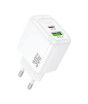 iShopping - Hoco Surplus PD30W QC 3.0 Charger EU White (CS55A)