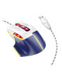 iShopping - Hoco Overlord Luminous Gaming Wired Mouse Blue White (GM31)