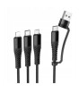 iShopping - Hoco Victory 3-in-1 Charging Cable (X123)