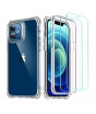 iShopping - ESR Alliance Tough Case with 2 Screen Protector For iPhone 12 Mini Clear (AMT-0475)