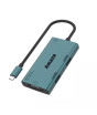 iShopping - Amaze Type - C To Dual HDMI + VGA + Audio Hub Black (A324)