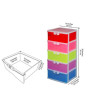 iShopping - Easy Shop 4 Layer Fiber Dressing Drawer Set